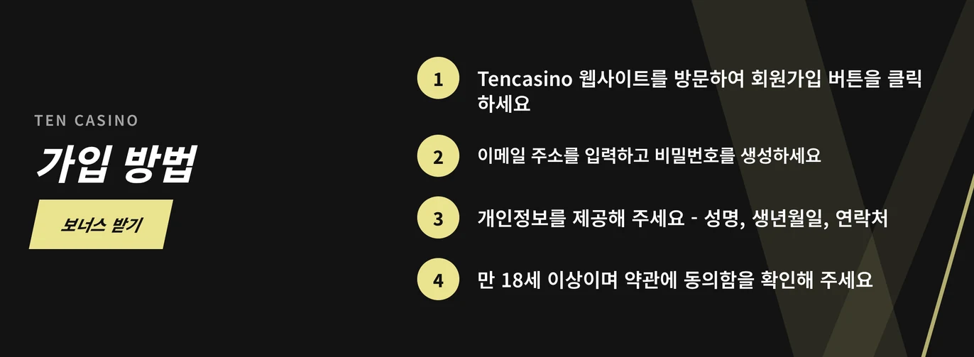 완료하세요 회원가입 절차 단계별